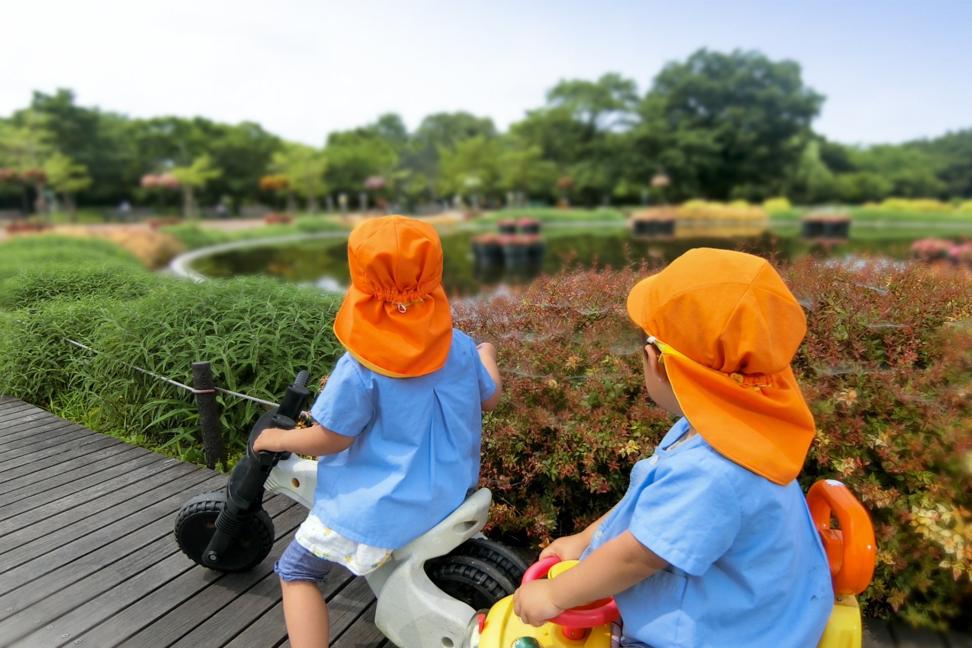 春の行事の様子